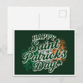 Carte Postale Joyeuse Saint Patrick vintage  (Devant / Derrière)