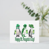 Carte Postale Joyeuse Saint-Penguin's Day (Debout devant)