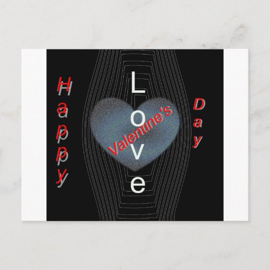 Carte Postale Joyeuse Saint Valentin (Devant)