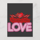 Carte Postale Joyeuse Saint-Valentin (Devant)