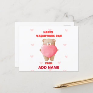 Carte Postale Joyeuse Saint-Valentin