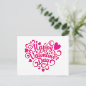 Carte Postale Joyeuse Saint-Valentin (Debout devant)
