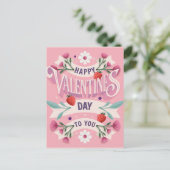 Carte Postale Joyeuse Saint-Valentin à Vous (Debout devant)