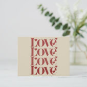 Carte Postale Joyeuse Saint-Valentin Amour Couple (Debout devant)