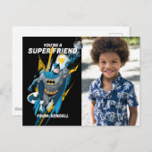 Carte Postale Joyeuse Saint-Valentin Batman (Devant / Derrière)