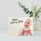Carte Postale Joyeuse Saint-Valentin, Bébé ! Photo xoxo personna (Debout devant)
