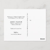 Carte Postale Joyeuse Saint-Valentin, Bébé ! Photo xoxo personna (Dos)