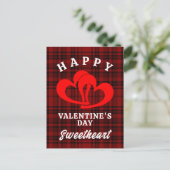 Carte Postale Joyeuse Saint-Valentin chéri(e) (Debout devant)