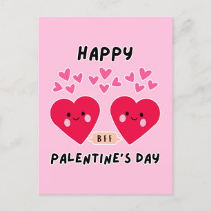 Carte Postale Joyeuse Saint-Valentin CŒUR D'AMOUR MIGNON