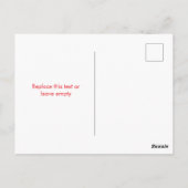 Carte Postale Joyeuse Saint-Valentin Moderne Motif d'Amour (Dos)