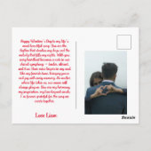 Carte Postale Joyeuse Saint-Valentin Musique d'amour (Dos)