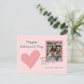Carte Postale Joyeuse Saint-Valentin Photo Amour Courrier (Debout devant)