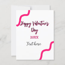 Joyeuse Saint-Valentin rose noir spirale lettre gr