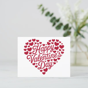 Carte Postale Joyeuse Saint-Valentin Saint-Valentin Amour Coeur