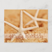 Carte postale Joyeuse Starfish Anniversaire (Devant)