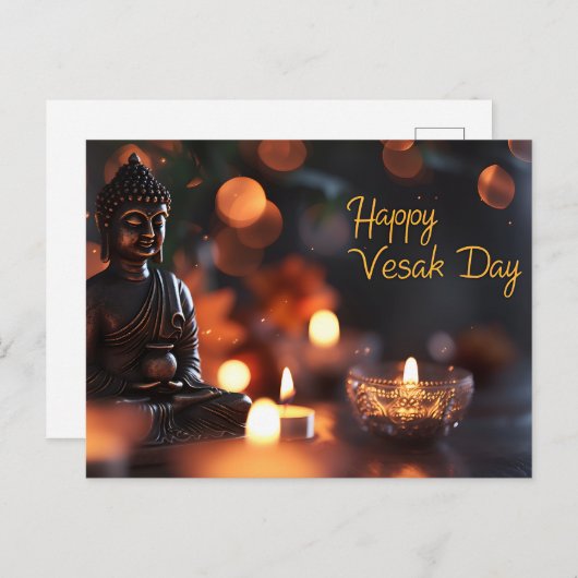 Carte postale Joyeuse Vesak Day (Devant / Derrière)