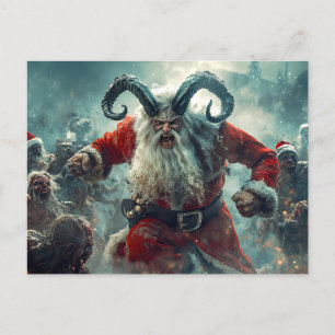 Carte postale Joyeuse Zombie Christmas