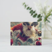 Carte postale Joyeuse Zombie Christmas (Debout devant)