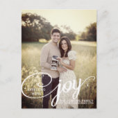 Carte Postale Joyeusement attendu Noël Baby Faire-part (Devant)