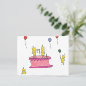 Carte Postale Joyeuses bulles pour vous Anniversaire (Debout devant)