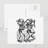 Carte Postale "Joyeuses Calaveras", le jour des morts au Mexique (Devant / Derrière)