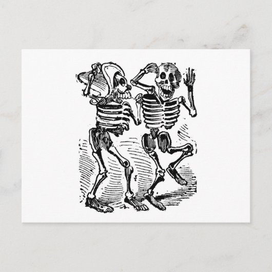 Carte Postale "Joyeuses Calaveras", le jour des morts au Mexique (Devant)
