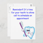 Carte Postale Joyeuses dents (Devant / Derrière)