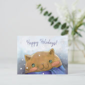 Carte Postale Joyeuses fêtes (Debout devant)