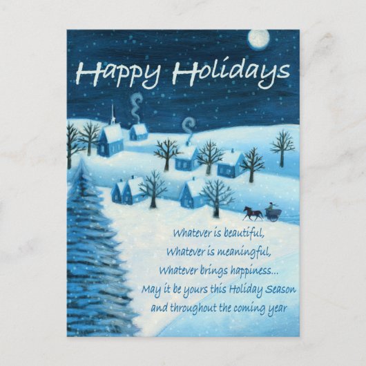 Carte Postale Joyeuses fêtes (Devant)