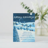 Carte Postale Joyeuses fêtes (Debout devant)