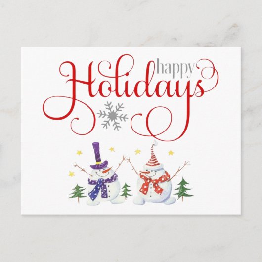 Carte postale Joyeuses Fêtes (Devant)