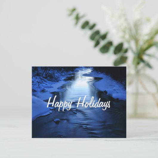 Carte postale Joyeuses Fêtes (Debout devant)