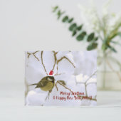 Carte postale Joyeuses Fêtes (Debout devant)