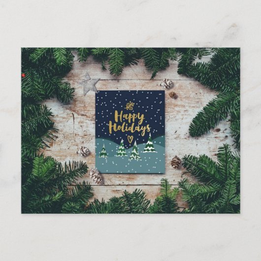 Carte Postale Joyeuses fêtes (Devant)