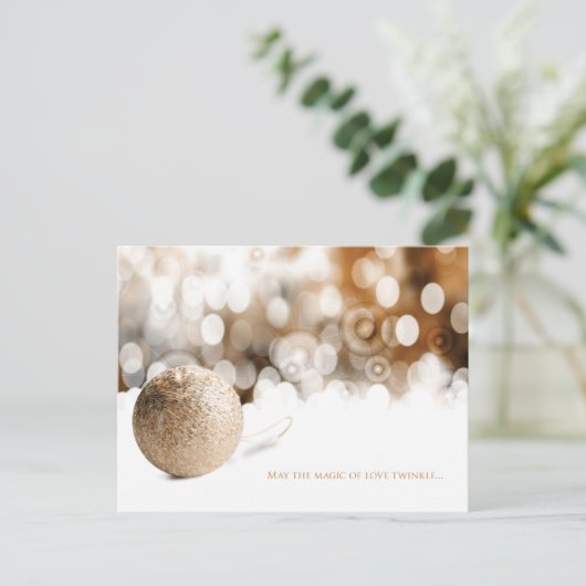 Carte postale Joyeuses Fêtes (Debout devant)