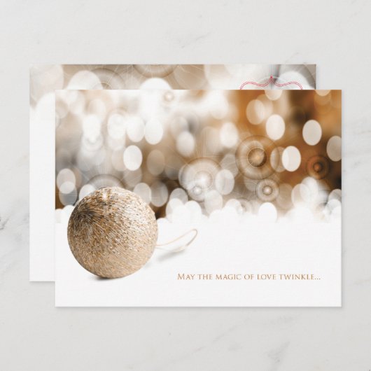 Carte postale Joyeuses Fêtes (Devant / Derrière)