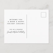 Carte Postale Joyeuses Fêtes (Dos)