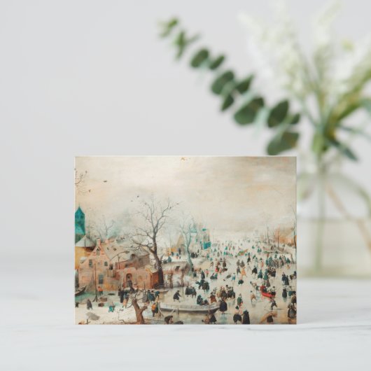 Carte Postale Joyeuses fêtes (Debout devant)