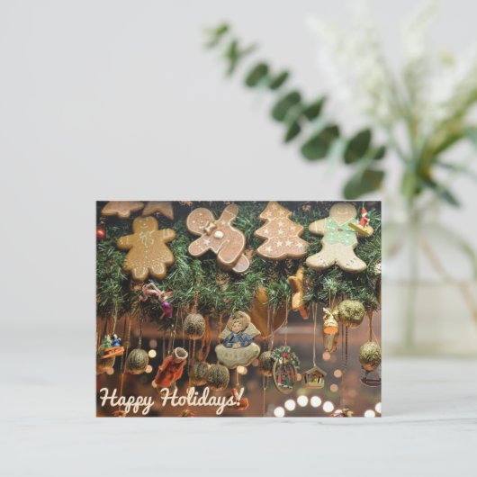 Carte Postale Joyeuses fêtes (Debout devant)