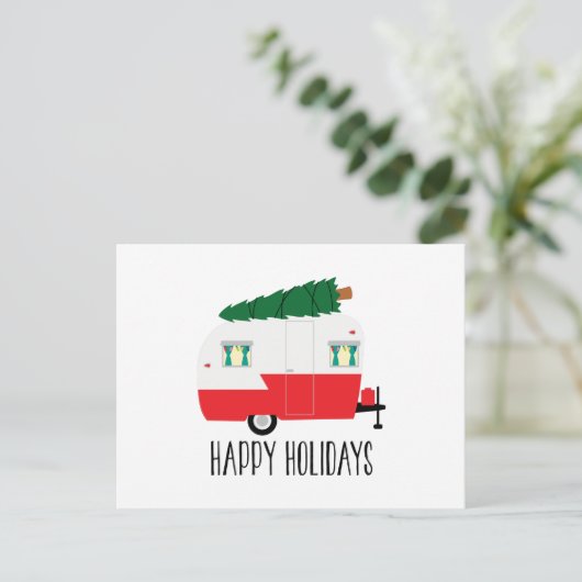 Carte Postale Joyeuses fêtes (Debout devant)