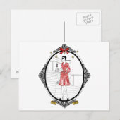 Carte Postale Joyeuses Fêtes (Devant / Derrière)