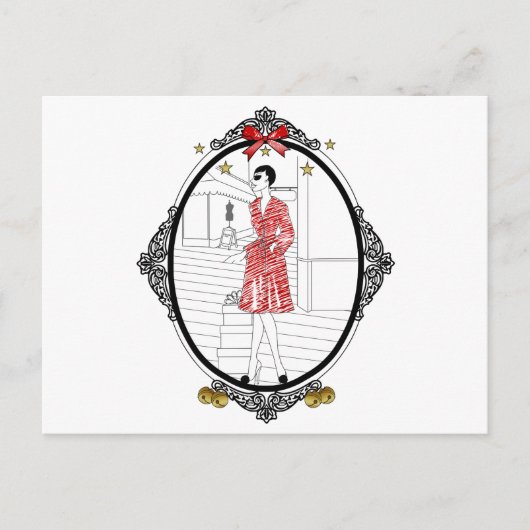 Carte Postale Joyeuses Fêtes (Devant)