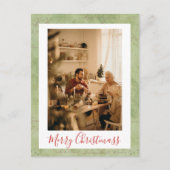 Carte Postale Joyeuses fêtes encadrées Photo Joyeux Noël (Devant)