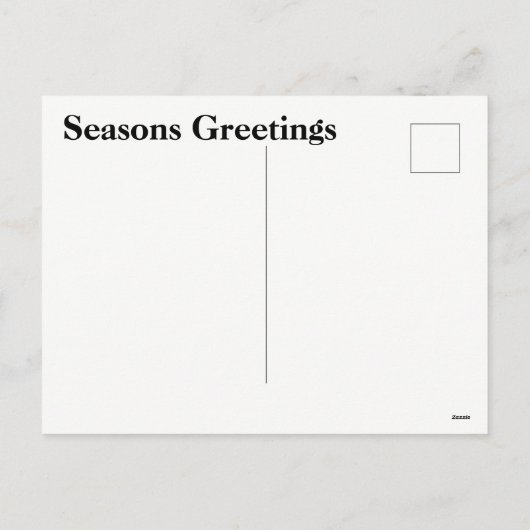 Carte postale Joyeuses Fêtes Joyeux Noël Deer (Dos)