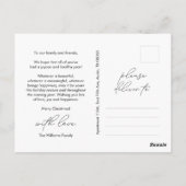 Carte Postale Joyeuses fêtes, Joyeux Noël, Photo de famille (Dos)