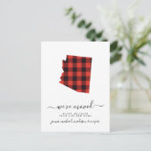 Carte Postale Joyeuses fêtes | Nous avons bougé | Arizona (Debout devant)