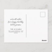 Carte Postale Joyeuses fêtes | Nous avons déménagé | Washington (Dos)