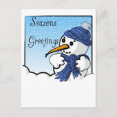 Carte postale Joyeuses Fêtes Snowman (Devant)