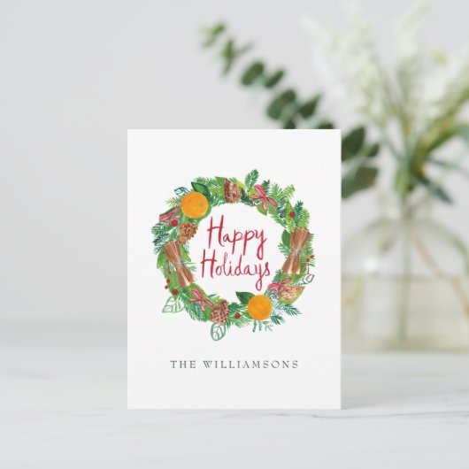 Carte Postale Joyeuses fêtes | Vacances (Debout devant)