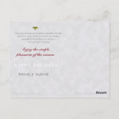 Carte Postale Joyeuses fêtes/Walden Pond : (Dos)